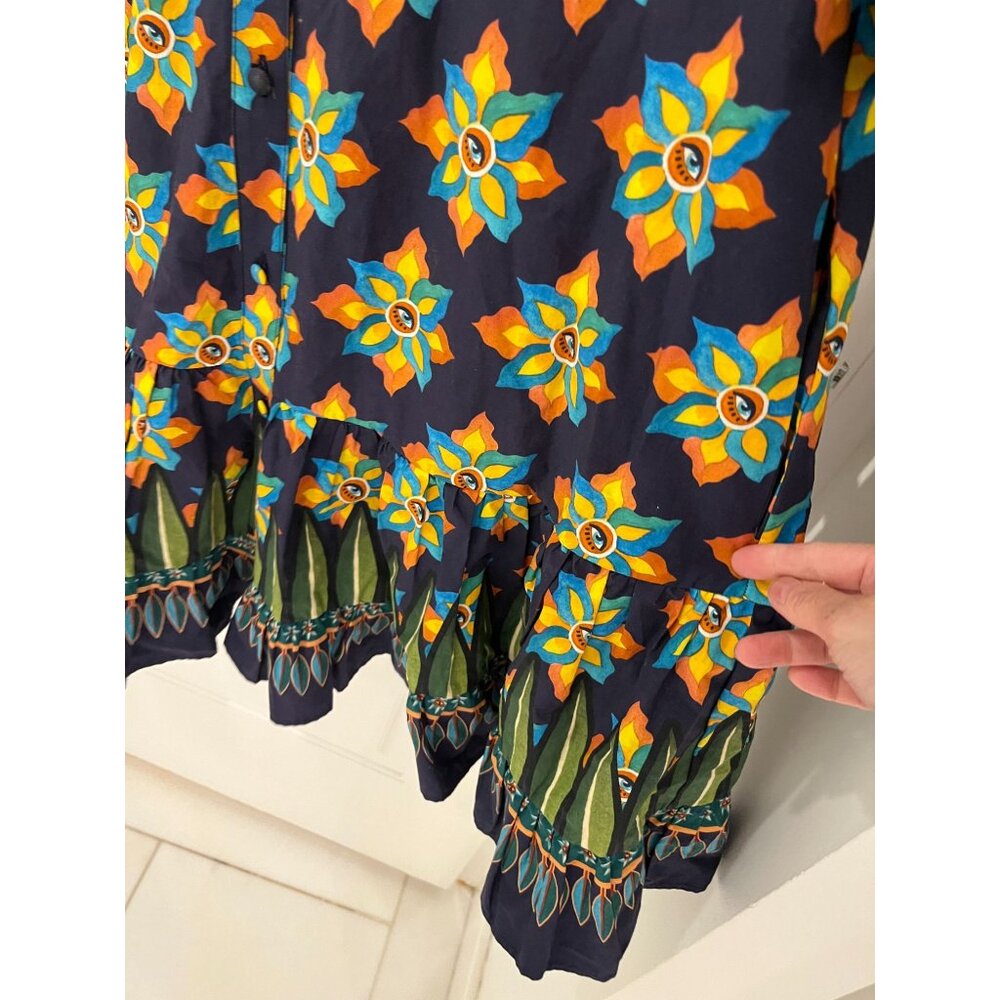 LA DoubleJ Tuckernuck Choux Dress in Ashbury Sz MEDIUM Floral - Picture 8 of 13